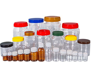 51色色透明瓶系列产品采用全新PET原料通过注拉吹工艺制作而成，安全环保，适用于酱菜、话梅、蜂蜜、食用油、调味粉、饮料、中药、儿童玩具等各种行业包装。